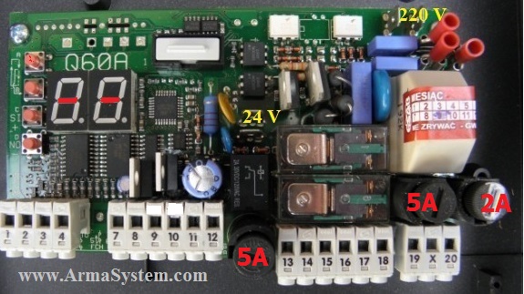 برد کنترل جک پروتکو Proteco Q60A Board