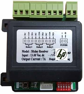 رسیور سه رله درب پارکینگ رامونا Ramona 3 Relay Receive